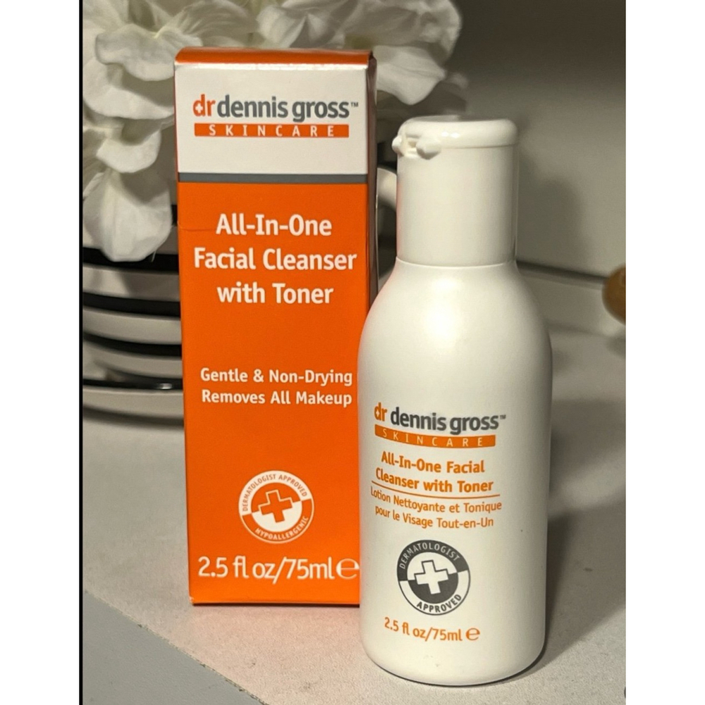 New Dr. Dennis Gross Skincare All-In-One Facial Cleanser with Toner Discontinued